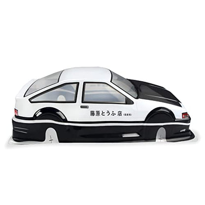 Manrock 1/10 Scale RC Painted Drift Racing Touring Onroad Car Body Shell AE86 Black and White
