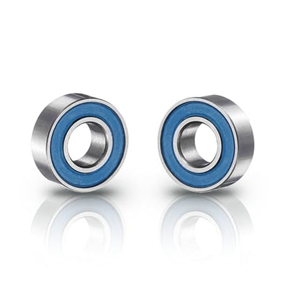 uxcell 4 Pcs MR115-2RS Deep Groove Micro Bearing, 5x11x4mm Double Rubber Sealed Chrome Steel Small Bearings (ABEC5, Z4 Low Noise) - size: MR115-2RS