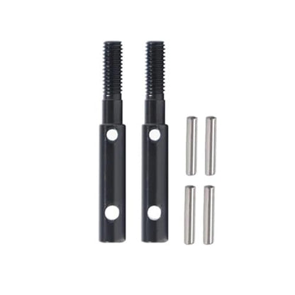 RC Car Transmission Shaft For UTB10 For Unlimited For Trail 1/10 For Axial For Capra F9 Portal Stub Axle Universal Joint Driveshaft Straight Shaft Buggy RC Crawler Car Parts(Stub Axle 2pcs) - size: Stub Axle 2pcs