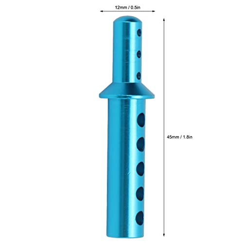 RC Body Post, High Strength Aluminum Alloy Column for 1/10 HSP 94111 94108 94188 RC Car, with Car Shell Buckle for Easy Installation (Blue)