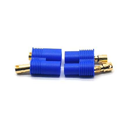 10 Pair EC3 Connector 3.5mm Gold Bullet Banana Plug Female Male RC ESC LIPO Battery Electric Motor Airplane Quadcopter Parts DIY