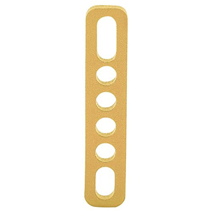 Aluminum Alloy RC Shock Strut Damper Bracket Mount, Metal Suspension Bracket for 1/8 1/10 1/12 1/16 RC Cars, Adjustable Height and Angle Damper Mount for Off - Road Buggy (Gold) - color: Gold