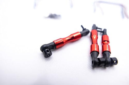 Full SWAY BAR Set (Red) for h 4x4 Slash, Rustler, Stampede, etc...