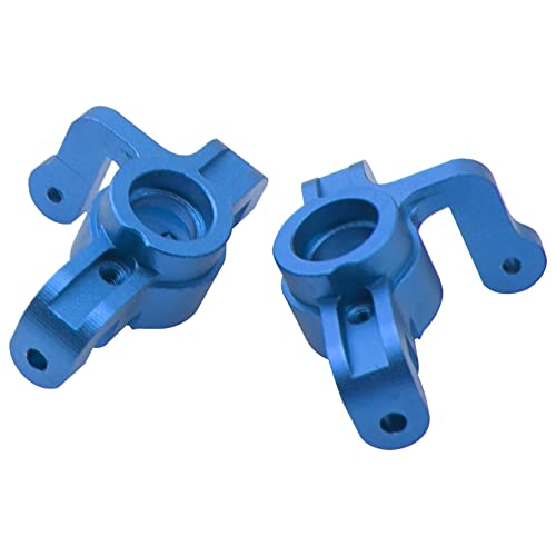 ShareGoo Metal Front Steering Knuckles & Base C-Hubs Caster Blocks & Rear Stub Axle Carriers Compatible with 1/10 Losi Tenacity TT Pro 4WD SCT DB Pro Lasernut U4 RC Truck (Blue)