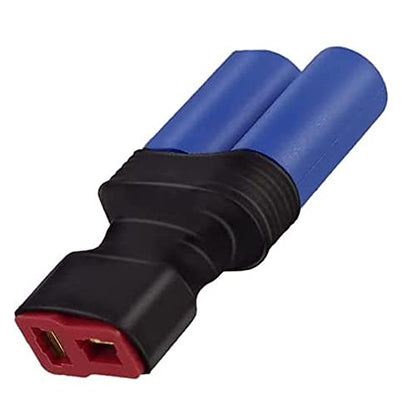 2Pairs EC5 to T Adapter Male Female Connector Plug Set Compatible with Arrma E-flite RC Car Truck Airplane Lipo Battery ESC Balance Charger Motor