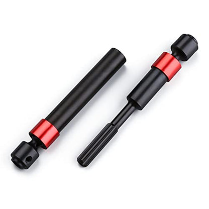 INJORA 2PCS Metal CVD Drive Shaft for 1/10 RC Car Crawler 324MM Wheelbase TRX-4 - size: For 324mm