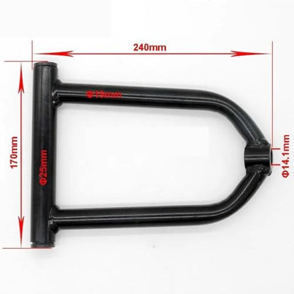 Front Suspension Swing Arm Upper And Lower A Arm Set 340mm Compatible With 50cc 90cc 110cc 125cc ATV Quad Bike Buggy Go Kart
