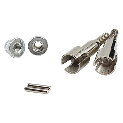 M16107 Metal Rear Wheel Shafts & Pins & Lock Nut M4 Accessories Spare Parts for 1：16 Scale 16889 16890 HM161 RC Cars - color: M16107