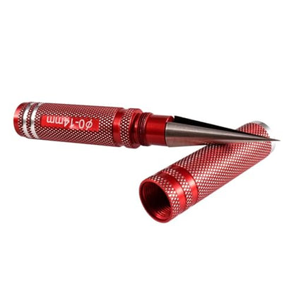 RC Disassembly Tool for Universal Parts RC Car 9IMOD 0-14mm RC Reaming for Edge Reamer Expanding Hole Punch Opener RC Body Shell Drill Tools(Red) - size: Red