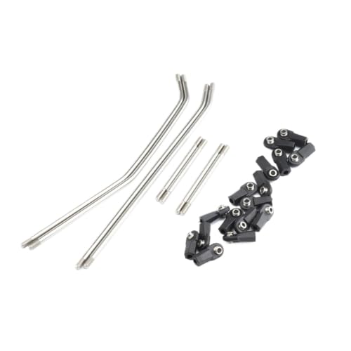 Lcg Carbon Fiber Frame Rail LCG Chassis Kit with Ultralight Portal Transmission Skid Plate for 1/10 RC Crawler for Capra SCX10 - color: Zf-links Kit