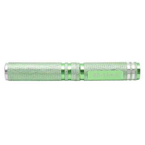 0-14mm Universal RC Reamer Hole Puncher with Aluminum Handle, Curved Scissor Drills Set for RC Car Truck Tank Drone Body Shell Mounting (Green) - color: Green