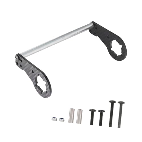 Rear Shock Tower Rear Shock Damper Mount Chassis Upgrade Accessories Carbon Fiber Aluminum Replacement Plate Suitable for 1/10 CW-01 RC Car Hobby