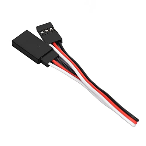 10PCS 3 Pin Servo Extension Cable Futaba JR RC Car Helicopter Aircraft Brass Core Connector Wire (200mm Male to Female) - size: 200mm male to female