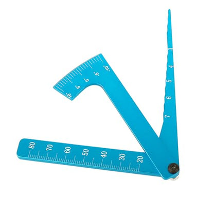 3 in 1 Height Gauge Ruler Aluminum Metal Parts Wheel 1/8 1/10 RC Road Car Set Up Tool Chassis Camber Ride Dip Angle Suspension Simple Toy
