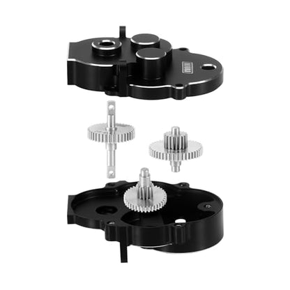 INJORA CNC Aluminum Complete Transmission for 1/18 RC Crawler TRX4M Upgrade