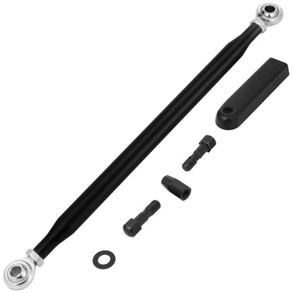 Motorcycle Shift Linkage, Aluminum Shifter Linkage Black | Adjustable, Fit for Harley Davidson Street Glide, Road King, Electra Glide, Road Glide, Tri Glide, Softail, 1986-2026 - color: Black