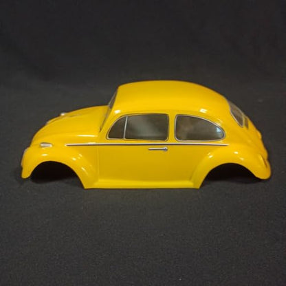 SANTAIZI 1/18 Scale Beetle Clear Body Shell Replacement for MT and Short Course Car Width 95mm with Decal Sheet - color: Clear Body