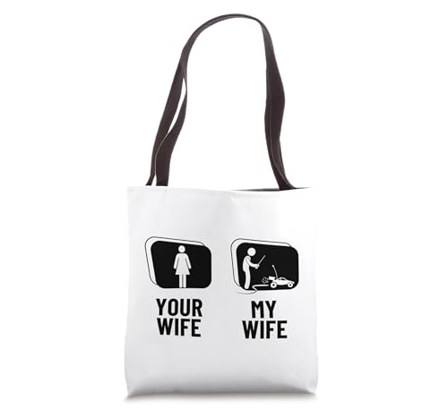 Remote Control Racing Your Wife My Wife Husband RC Cars Tote Bag