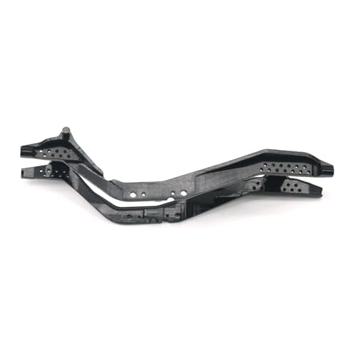 Aluminum Chassis Kit for Axial SCX30, 1/30 Scale RC Crawler Upgrade Parts, Black (Black) - color: Black