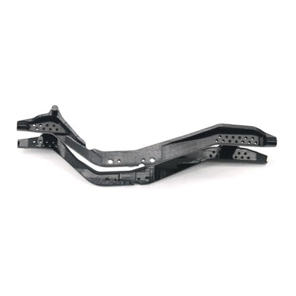 Aluminum Chassis Kit for Axial SCX30, 1/30 Scale RC Crawler Upgrade Parts, Black (Black) - color: Black