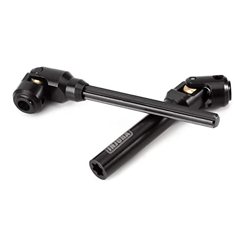 INJORA Steel Heavy-Duty Drive Shaft for 1/10 RC Car Crawler, 104-139mm - size: 104-139mm
