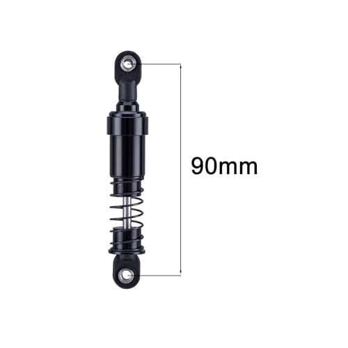 90mm Metal 1/10 RC Crawler Shocks Absorber Springs Pre-Oiled for Gen7 Gen8 SCX10 1/10 TRX4 Upgrades (Purple) - color: Purple