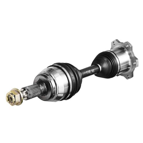 Detroit Axle - 4WD 2 Front CV Axle Shafts for 99-06 Chevy Silverado 1500 | GMC Sierra 2000-2006 Suburban Yukon XL Avalanche 1500, K1500 K2500 Pickup Suburban Tahoe Blazer Escalade ESV EXT 6 Lugs - size: 118_AX x2V3/Pair