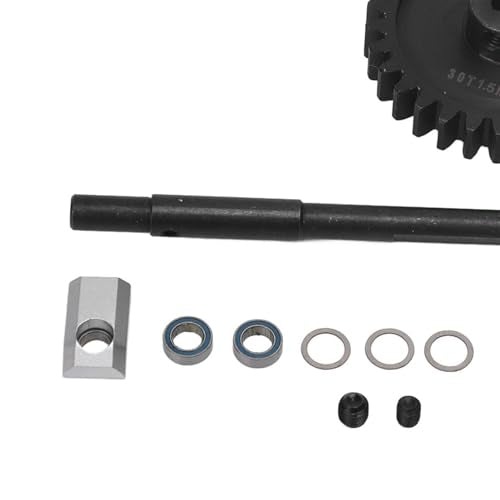 RC Car Gear Kit Set Harden Steel Gears for XRT 1/5 1.5M Crawler Car Large Transmission Gear Part 20T 30T Pinion Spur Gear Upgrade Parts with Bearings Washers Screws Accessories