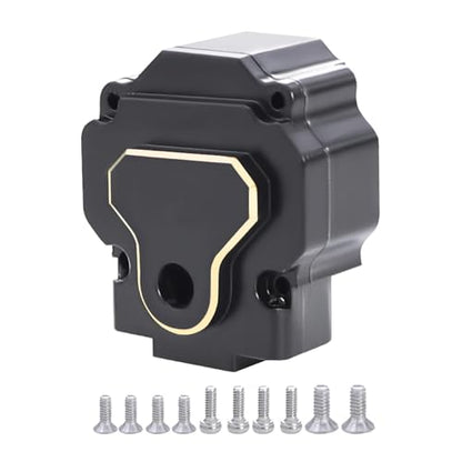 Black Coating Brass Transmission Gearbox Shell Housing for 1/32 RC Crawler Redcat Ascent-32 Replace Upgrade Parts