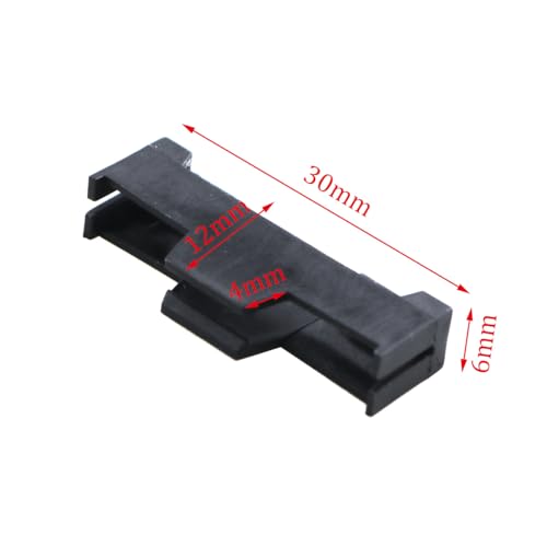 ZYAMY 20PCS Servo Wire Clip Safety Connectors Extension Cable Locking Clips for RC Cars Aircraft Helicopters and Drones