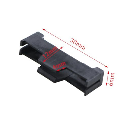 ZYAMY 20PCS Servo Wire Clip Safety Connectors Extension Cable Locking Clips for RC Cars Aircraft Helicopters and Drones