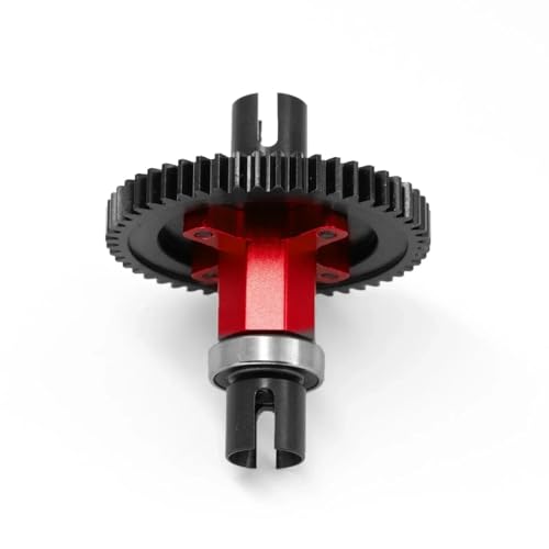 RC Crawlers Spare Parts For Traxxas 4WD Sledg W170 1/8 Metal 52T Slipper Clutch Center Diff Straight Shaft RC Car Upgrade Parts Accessories(Red) - color: Red