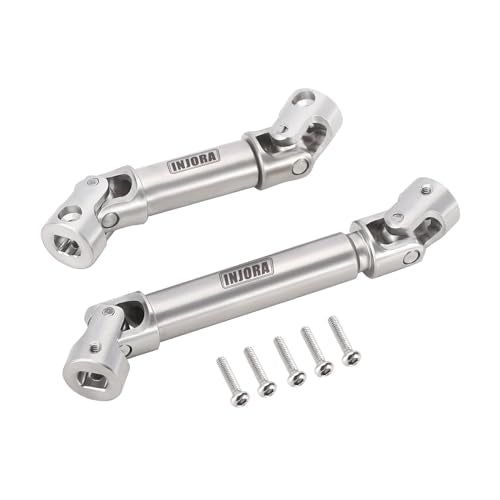 INJORA Stainless Steel Drive Shaft for TRX4M Defender Bronco Upgrade