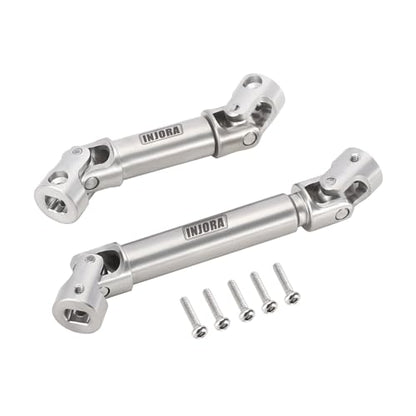 INJORA Stainless Steel Drive Shaft for TRX4M Defender Bronco Upgrade