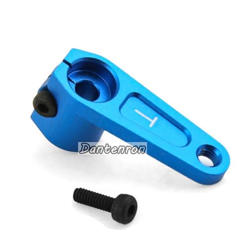1/10 RC On Road Car 25T Servo Horn Aluminum Alloy 25 Teeth Steering Arm Replacement Part Compatible with 1:10 Drift Rally Racing On-Road Car Tamiya TT01 TT02 XV02 42248 TRF