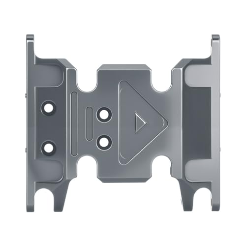 Aluminum Center Transmission Skid Plate Mount for Axial SCX10 II 90046 90047 1/10 RC Crawler Upgrades Parts (Titanium) - color: Titanium