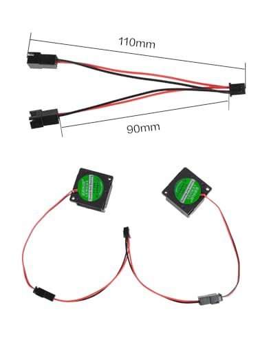 5Pcs 3D Printer Mainboard Y Splitter 1 to 2 Extension Connector Wires Cooling Fan XH2.54 Terminal Connector Cables