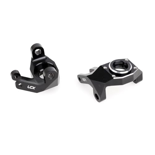 LCX Racing 1/6 RC Crawler Car CNC Machined Aluminum AR90 Front Axle Steering Knuckles L/R for Axial SCX6 AXI05000, Upgrades Parts Accessories