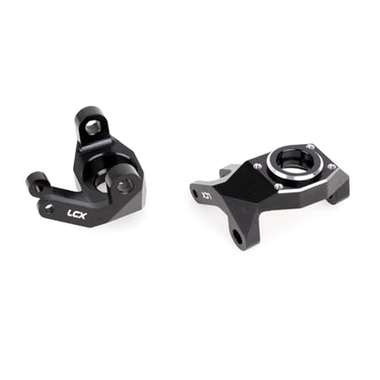 LCX Racing 1/6 RC Crawler Car CNC Machined Aluminum AR90 Front Axle Steering Knuckles L/R for Axial SCX6 AXI05000, Upgrades Parts Accessories