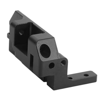 SUNGOOYUE Servo on Axle Mount, Aluminum Alloy Portal Axle 4-Link Suspension 1/10 RC Crawler Car Upgrade Parts for SCX10 III AR45P Third Generation (Black) - color: Black