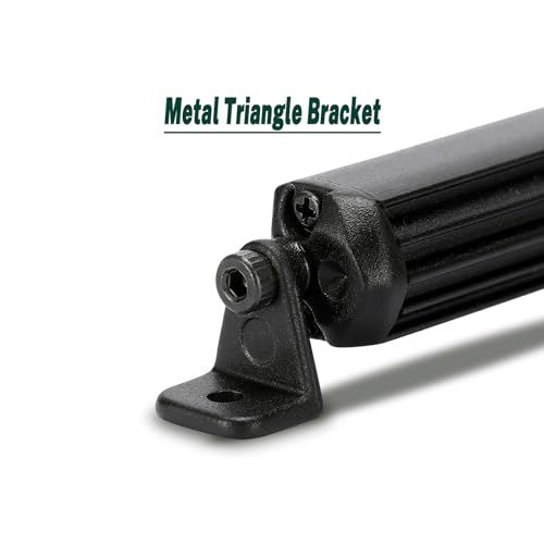 Freshion RC Light Bar 24 LED 5.07 Inch Aluminum RC Lights RC Crawler Accessories for Axial SCX10 Traxxas TRX-4 TRX4M Arrma Senton Redcat GEN7 1/10 1/8 rc Light kit, BLAKE, A-129
