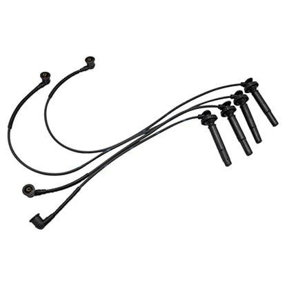 TRQ Engine Ignition Spark Plug Wire Kit Set - style: IWA69009