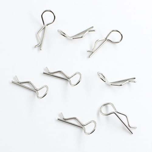DYNWAVE 8 Pieces RC Car Body Shell Clips Update Parts Lightweight R Clips Accessory for 16103Pro 18103Pro 16301 1/16 1/18 RC Vehicles