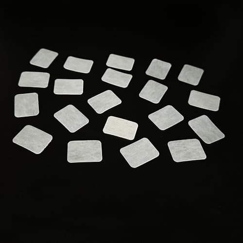 20PCS RC Plane Hinge Folding Leaf Paper Hinges Model Aileron Tail Wing Connector for RC Airplane Aircraft Helicopter DIY Model Plane Fix Wing Parts (25x20mm Shape1) - style: 25x20mm Shape1