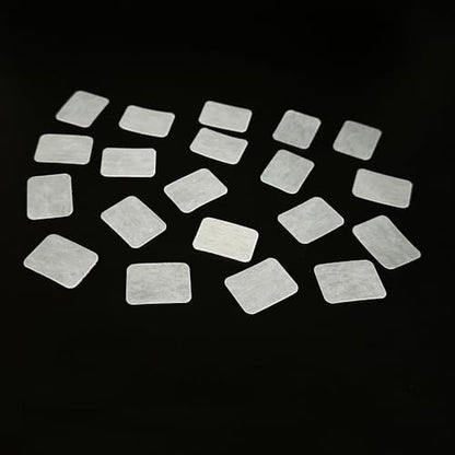 20PCS RC Plane Hinge Folding Leaf Paper Hinges Model Aileron Tail Wing Connector for RC Airplane Aircraft Helicopter DIY Model Plane Fix Wing Parts (25x20mm Shape1) - style: 25x20mm Shape1