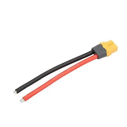 HUIOP XT60H Plug Female Connector Durable Copper 12AWG Cable for RC Lipo Battery FPV Drone Safety Kit for Various RC Model Cars, Airplanes, Boats