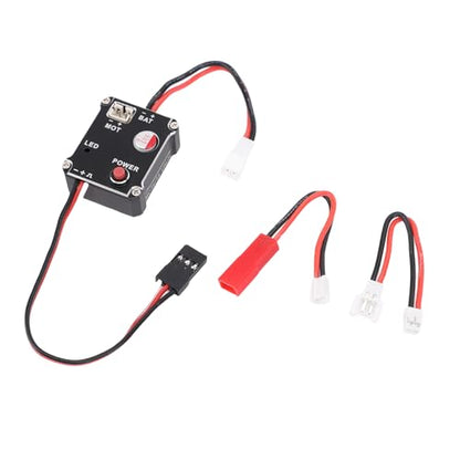 2700KV Brushless Motor ESC Combo for 1/24 1/18 SCX24 RC Car | 15A Brushed ESC Plug and Play Upgrade High Efficiency Low Noise Alloy