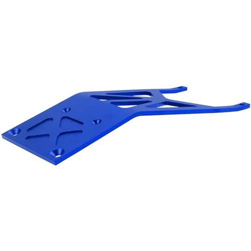Aluminum Front Skid Plate Skidplate #5837 Compatible with Traxxas Slash 2WD 1/10 RC Car Upgrade Parts(Blue) - color: Blue