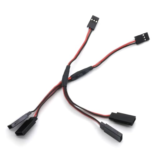 100mm 10cm 22awg Silicone Wire JR Servo Y Split Wire Rc Extensions Cable Lead For Rc Car Truck Tracked Vehicle Parts Upgrade Replacement Use RC Upgrade Parts