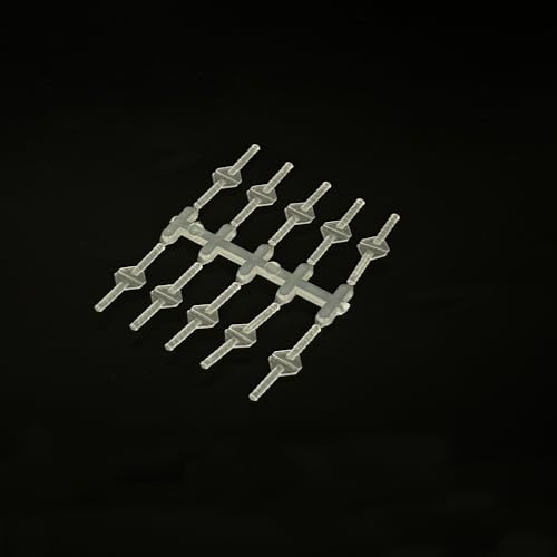 10PCS RC Airplane Plastic Needle Hinge Pin Hinge for RC Plane Helicopter Aircraft DIY Model Plane Fix Wing Parts Foam Model Plane Replacement (2x28mm) - style: 2x28mm